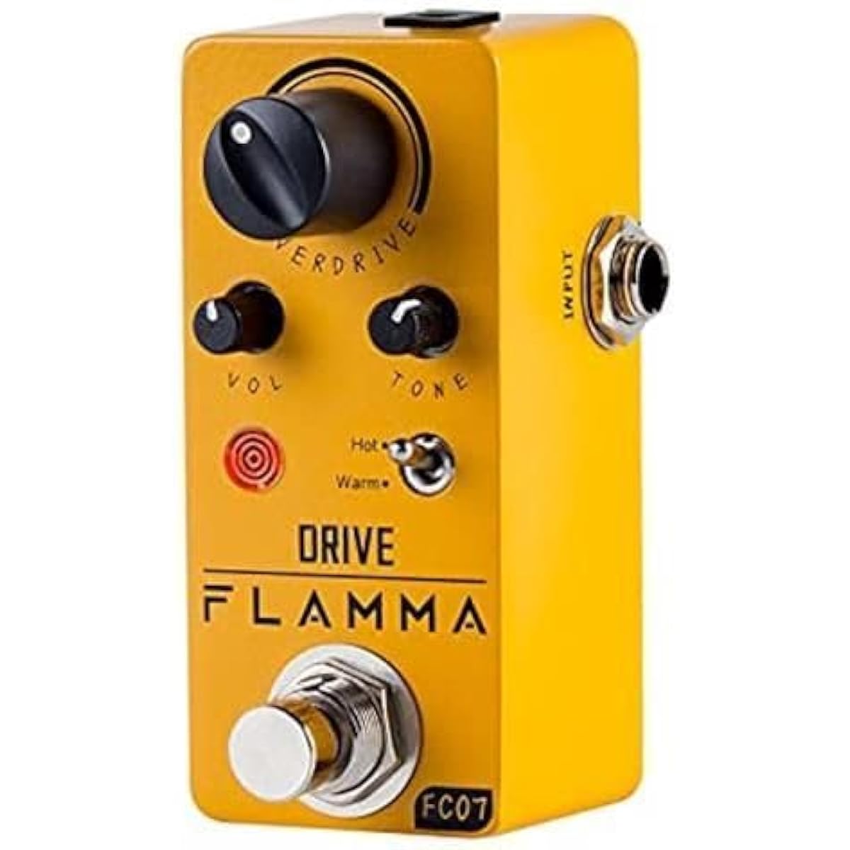 KAZESHOP Products FLAMMA FC07 Overdrive Effect Pedal Mini Electric Guitar Pedal Portable True Bypass