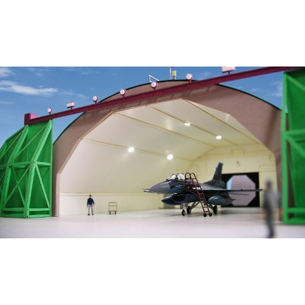 Sankei 1/144 Aviation Scene Series Alert Hangar MK08-04 Paper Craft