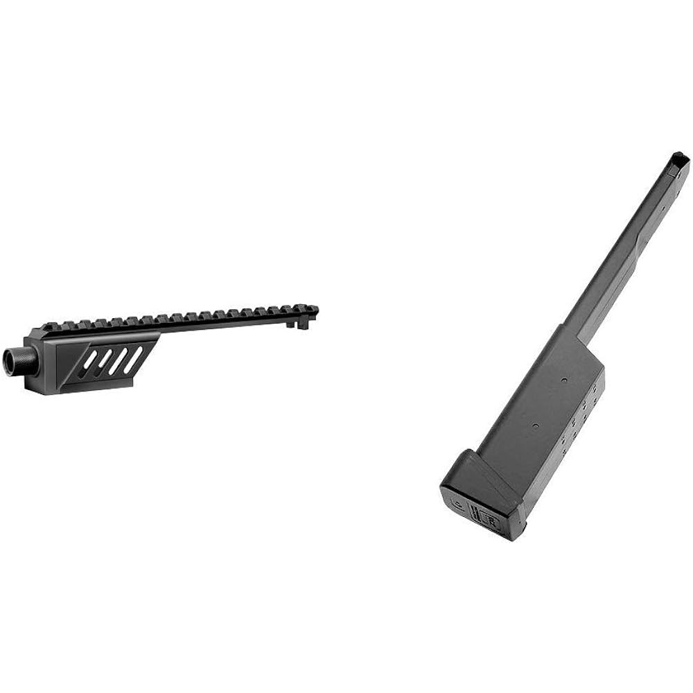Tokyo Marui No.9 G18C Attachment Rail & No.12 Pro Silencer Short Type [Set Purchase]