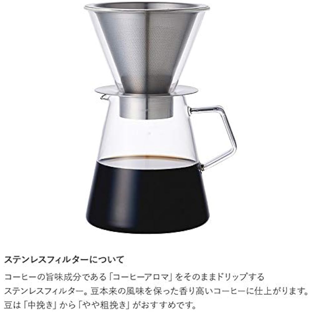 Kinto CARAT Coffee Dripper & Pot - Thumbnail 2