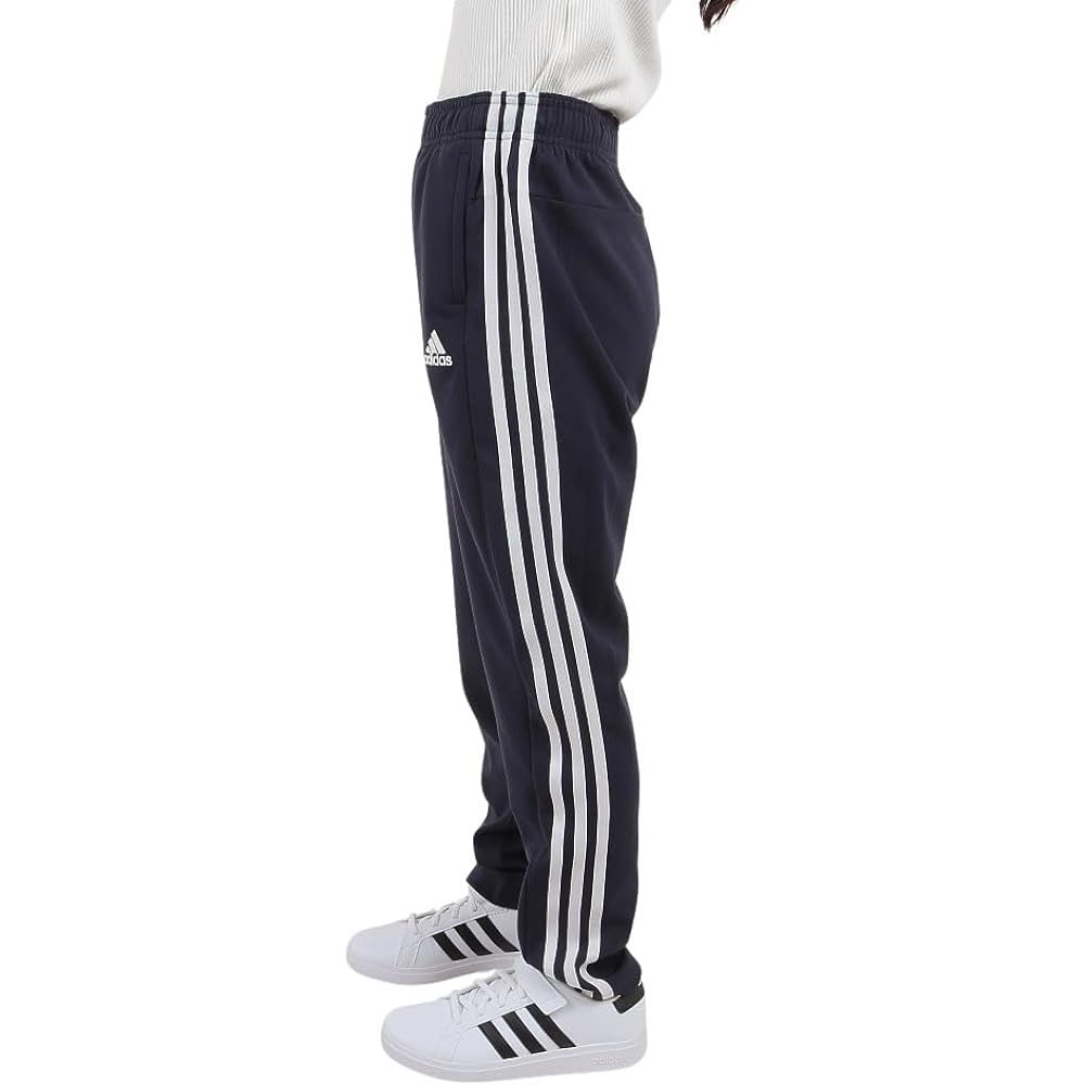 [Adidas] Jersey Bottom Kids 3 Stripes Double Knit Track Pants BUH32