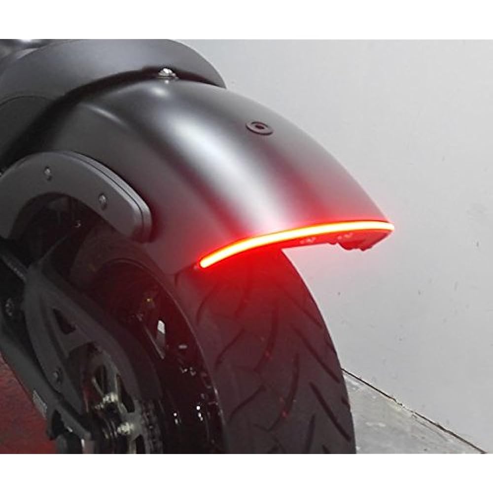 Fender Eliminator Integrated LED Tail Light Kit for Kawasaki Vulcan S - Brake and Turn Signals - Smoked Lens