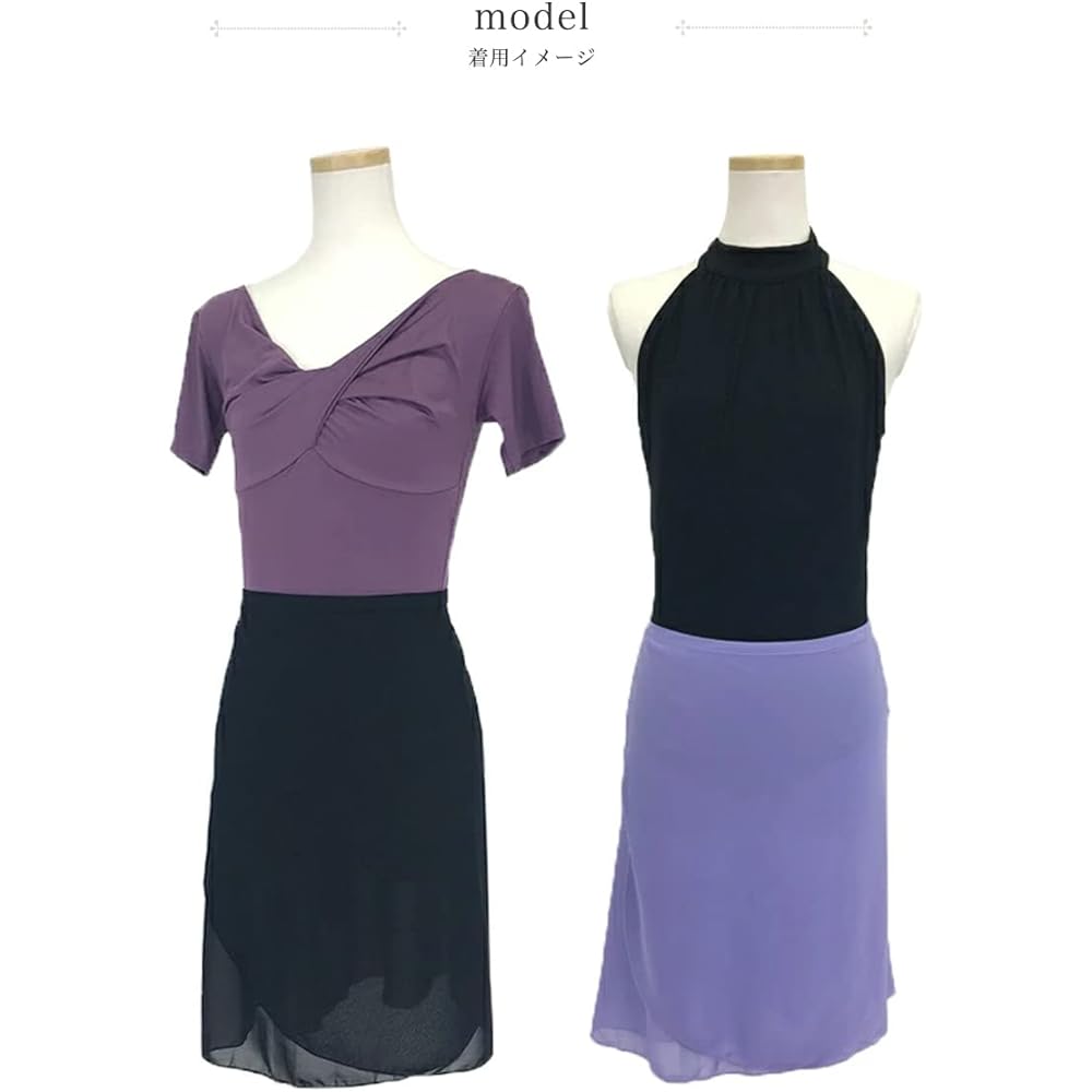 [Sansha] L0702CH Chiffon long ballet skirt for juniors & adults
