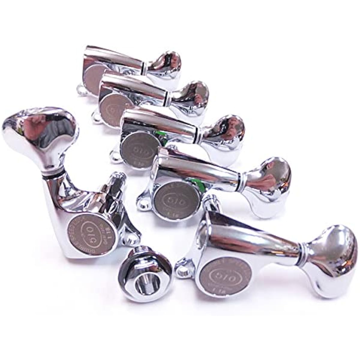GOTOH Guitar Tuners SGS510Z MG S5 C L6 Magnum Lock Chrome Single Side Set of 6 [Includes Ebi Original Pick]