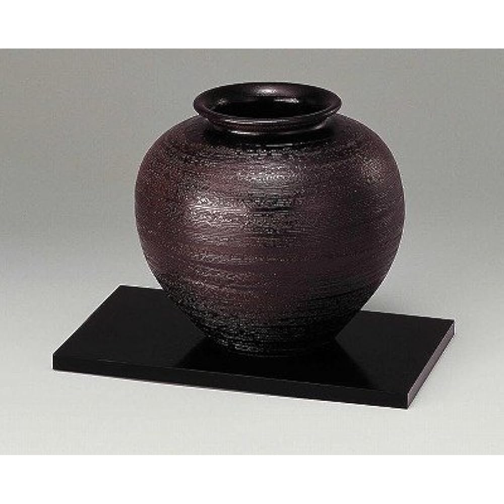 [Flower stand] Wooden rectangular board, black painted, single-sided finish ☆ Decorative stand, made in Japan (No. 14: approx. width 42 x depth 26 x height 1.8 cm)