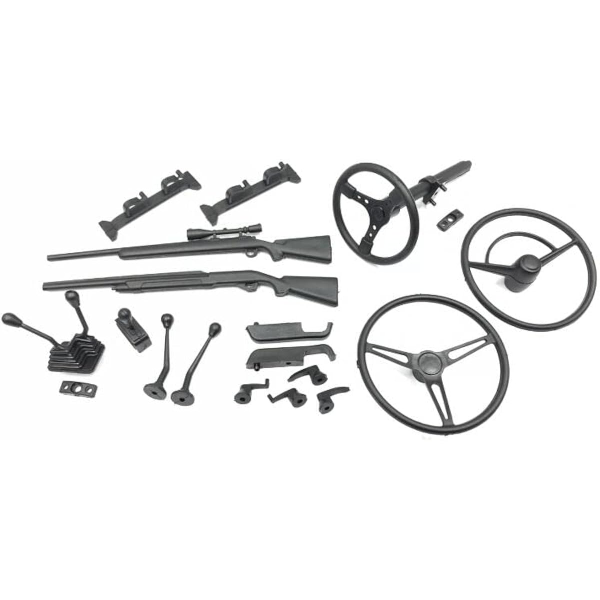 KINGTAIR AX80037 1/10 Scale Rock Crawler Original SCX10 Truck Climbing Shell Interior Trim Simulation Door Handle Handle Cab Scene Tool Set