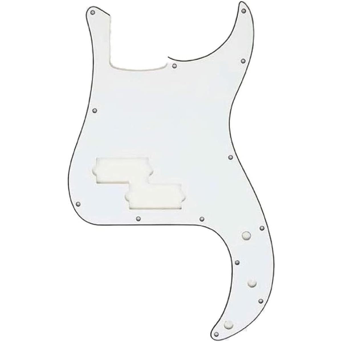 Fender Mexican Precision Bass Pickguard 13-Hole 3-Ply White