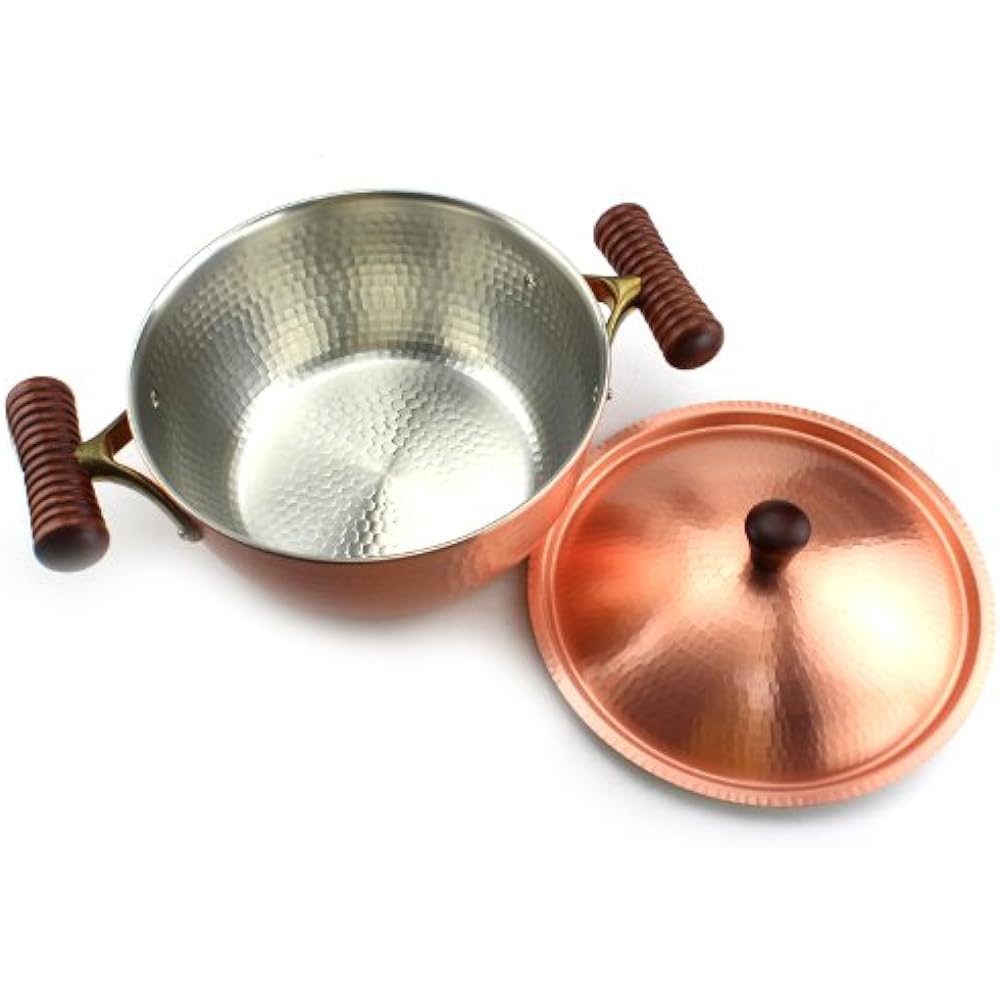 Shinkoukinzoku Shinkodo Magokoro Two-handed pot 21cm MD-0103 1912g