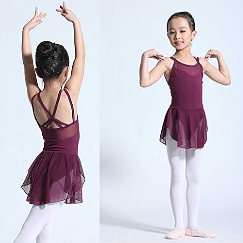 Ballet specialty store Mignon Ballet leotard with skirt, hooks at the crotch, lesson wear, children