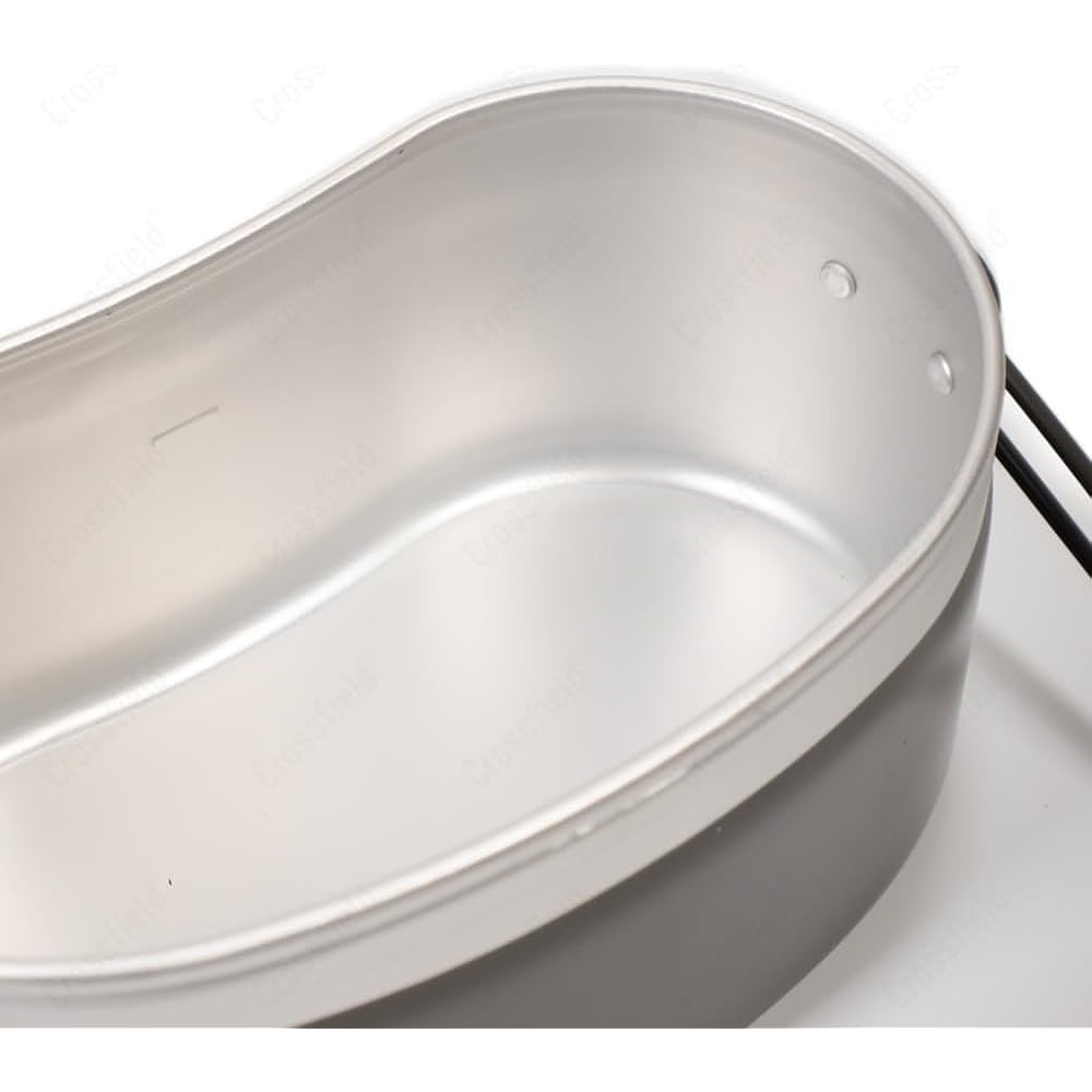 Crossfield Combat Meal Cup 2 Type New Lot Version Camping Solo Camp Military Style Meal Cooker 2 Cups Bonfire Cooker Mestin Steam Cooking Simultaneous Cooking Short Hanging Hand