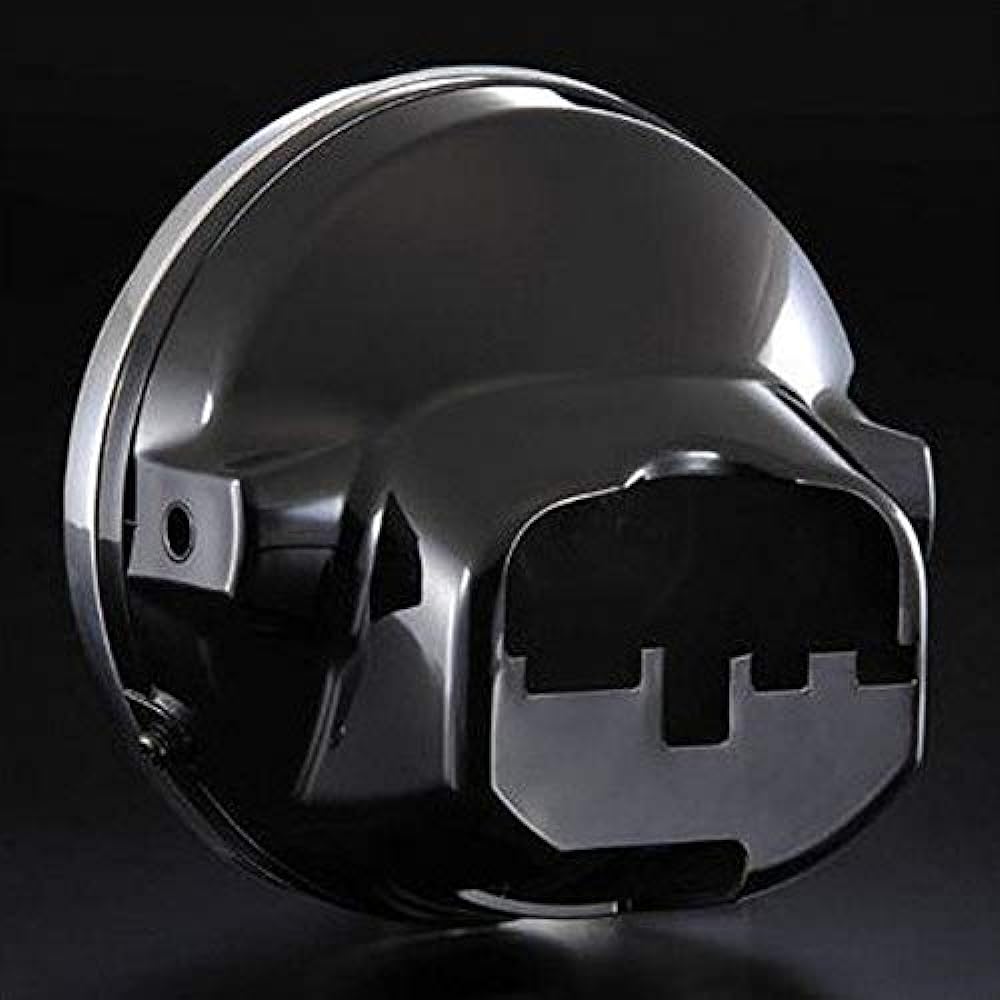 (Marshall) Headlight 889 Driving Lamp Full Kit Yellow Lens Black Case HONDA Honda CB1100R/90...