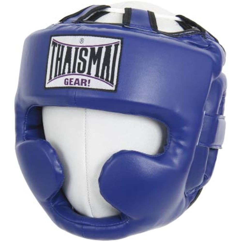 ISAMI BX-90 Thai Samai PU Head Guard //Isami Headgear Protector Kids Chin Guard Boxing Kickboxing Sparring