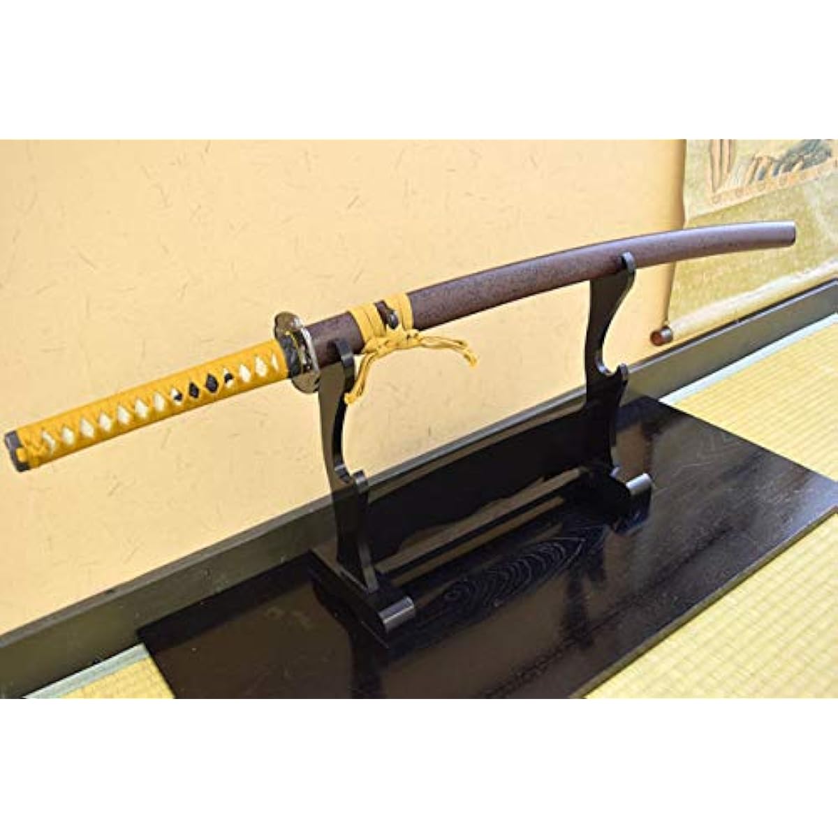 Art sword - Replica sword Rurouni Kenshin Himura Kenshin's beloved sword "Reverse-edged sword, brown stone" (comes with a Shinobiya special certificate for ornamental art swords)