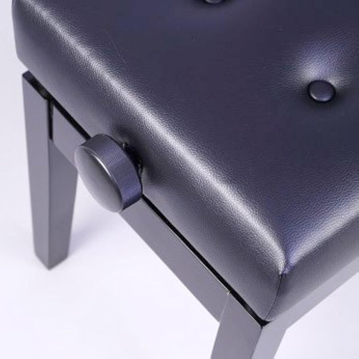 EMUL PBENCH200B Piano Height Adjustable Stool, Black, Emul