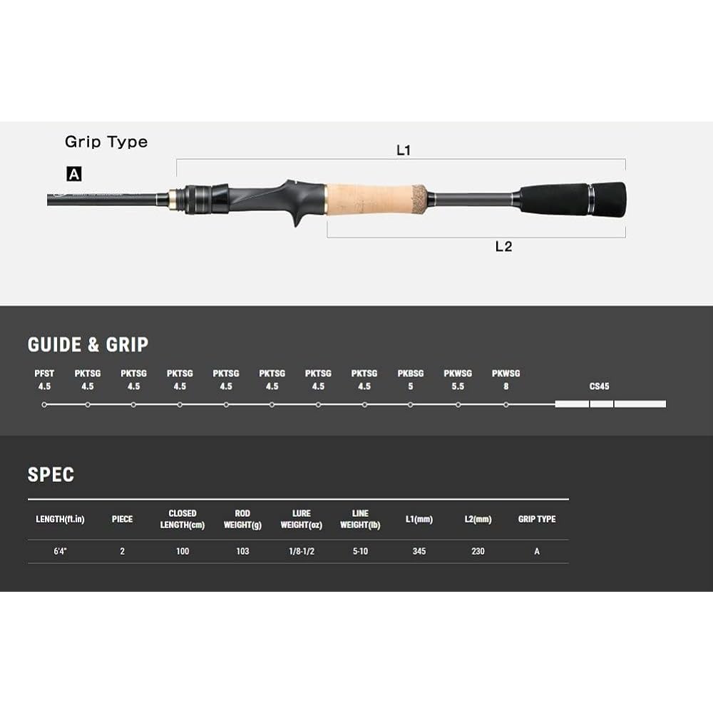 Tailwalk Rod Full Range C64ML/CC 15675