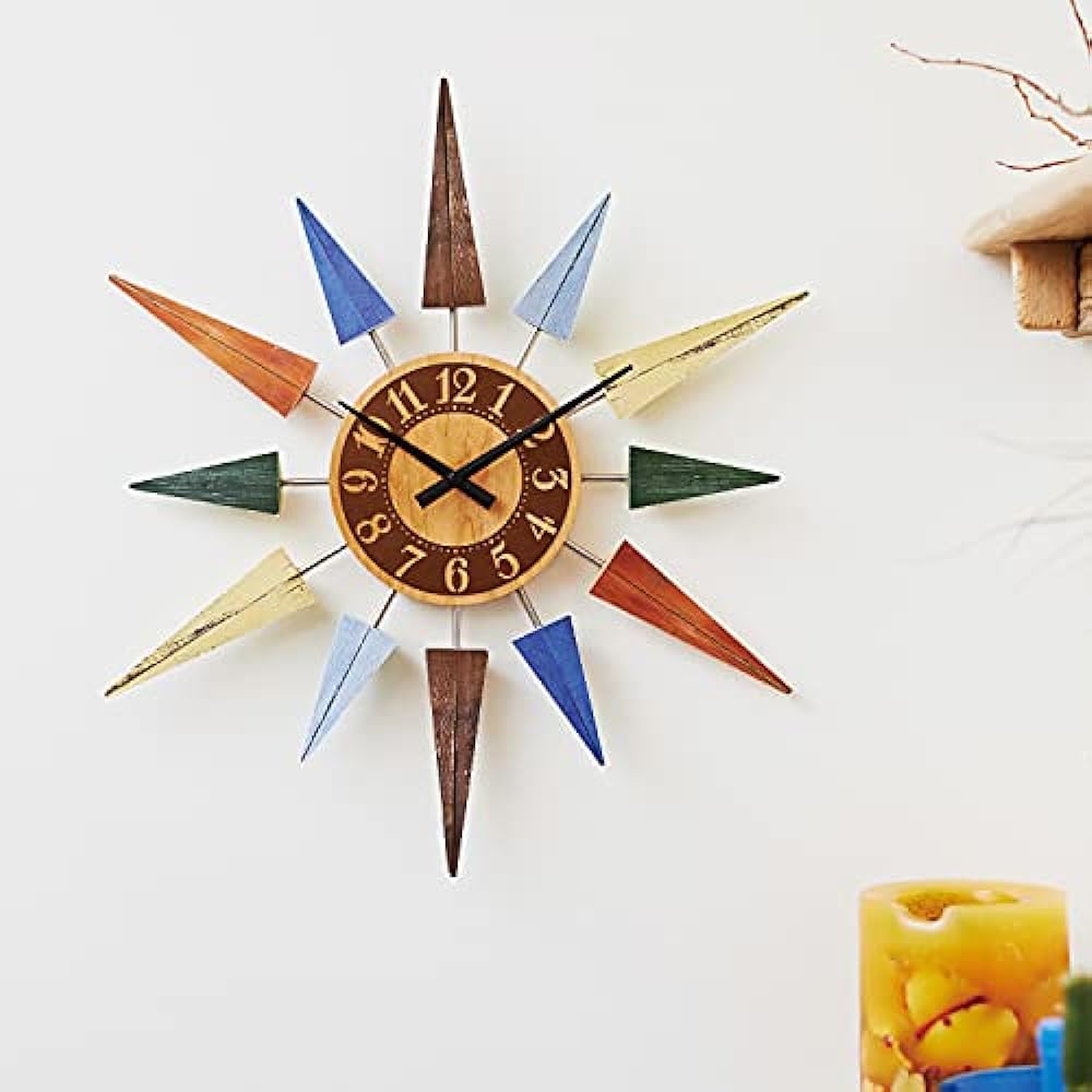 Interform Wall Clock CL-8408 Rest Wundt Pop Colorful