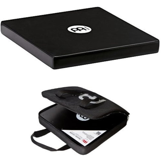 MEINL Percussion Travel Cajon TCAJ1BK + Dedicated Case MSTTCAJB Set [Official Japanese Product]