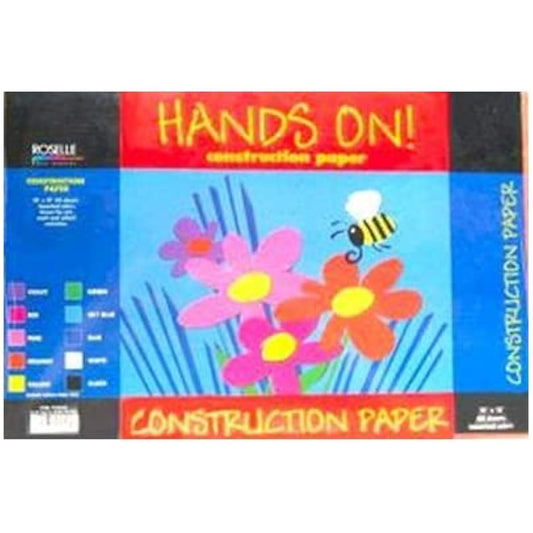 (50-Count, Assorted) - SunWorks 6507 Construction Paper- 58 lbs.- 12 x 18- Assorted- 50 Sheets/Pack