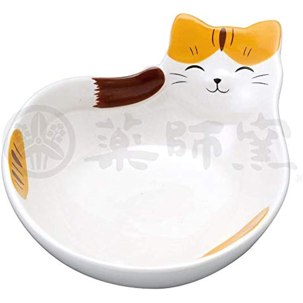 Yakushi kiln dyed cat ceramic pillow