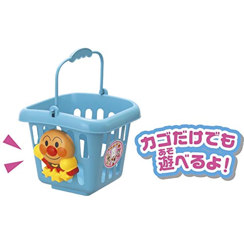 Anpanman Foods Together Anpanman Shopping Cart & Full of Volume! Anpanman Bento Set [Set Purchase]