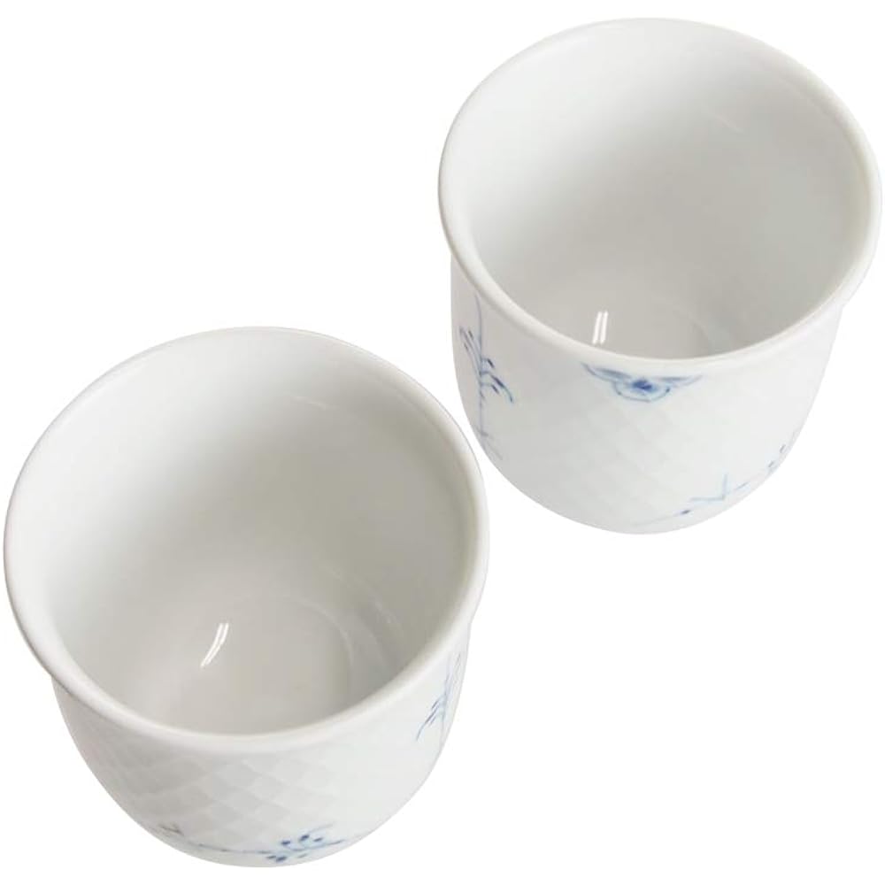 ROYAL COPENHAGEN Mug Blue 200ml [Parallel Import] Blue Palmette 2-500-029 2 pieces