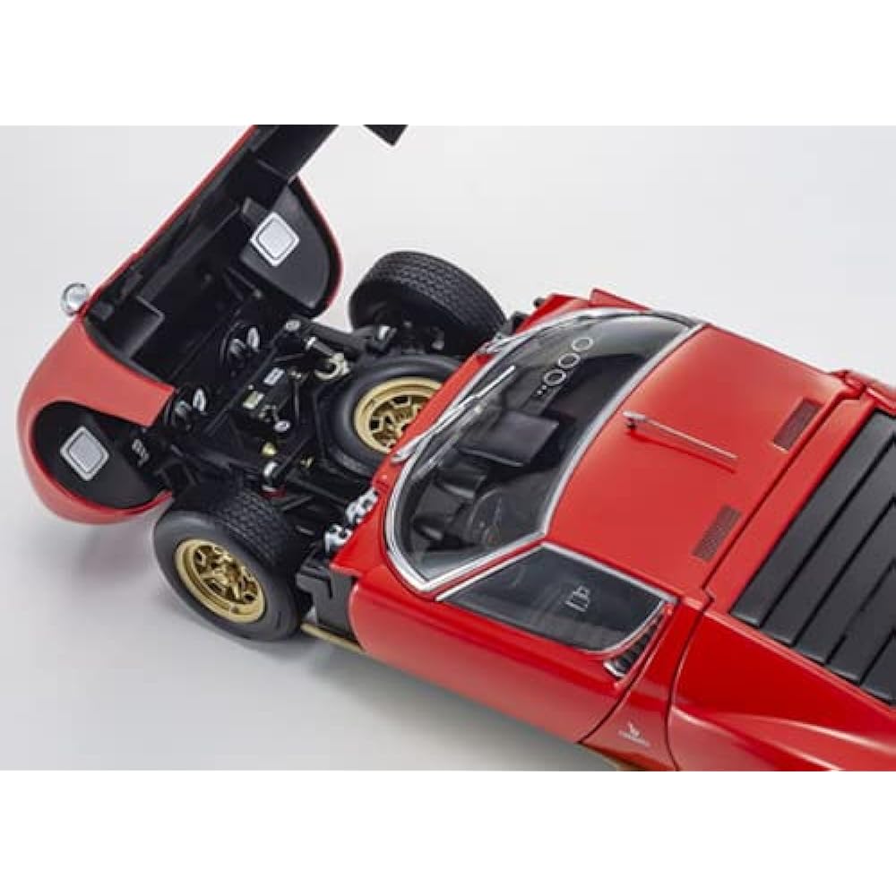 Kyosho Original 1/18 Lamborghini Miura P400SV Red/Gold Completed Product Resale KS08317RG
