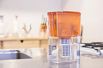 Gaia Water 135 Pot type water purifier (with cartridge) (Orange)