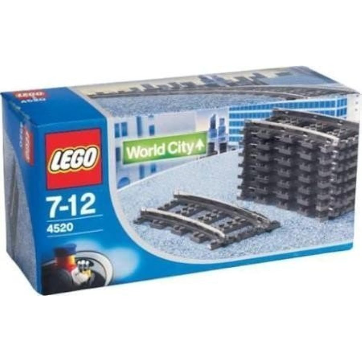 LEGO World City 9V Curved Track