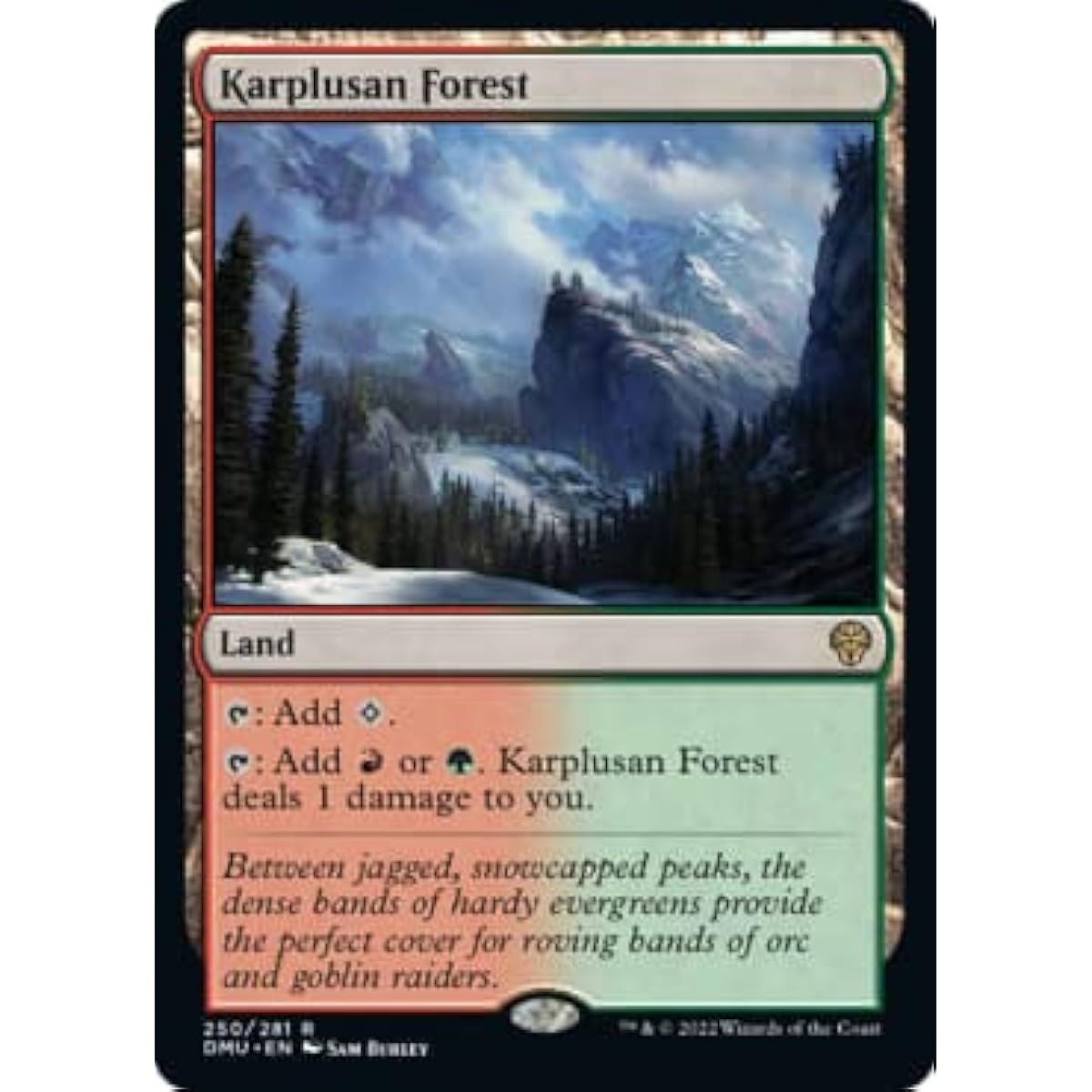 Magic: The Gathering - Karpusan Forest (250) - Foil - Dominaria United