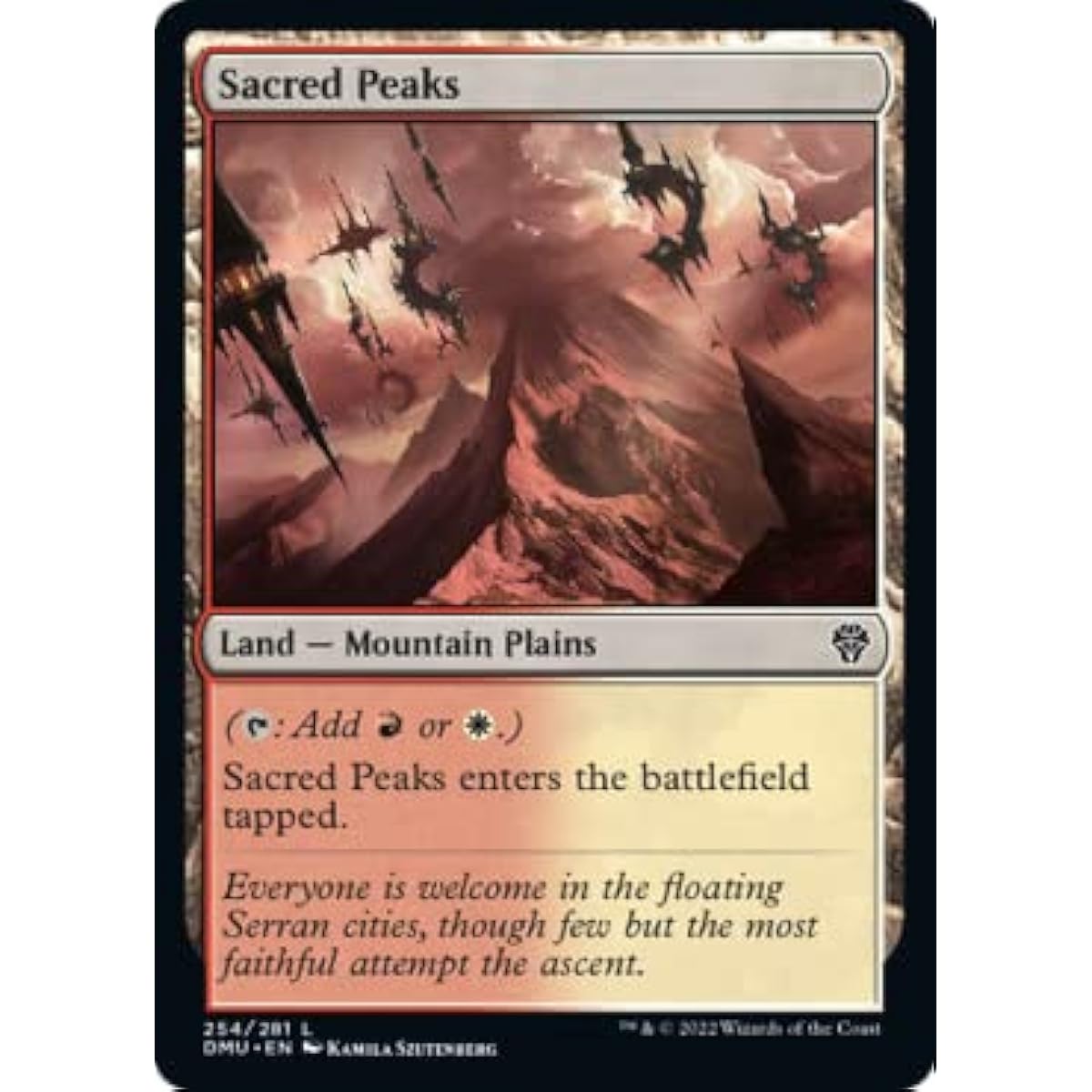 Magic: The Gathering - Sacred Peak (254) - Foil - Dominaria United