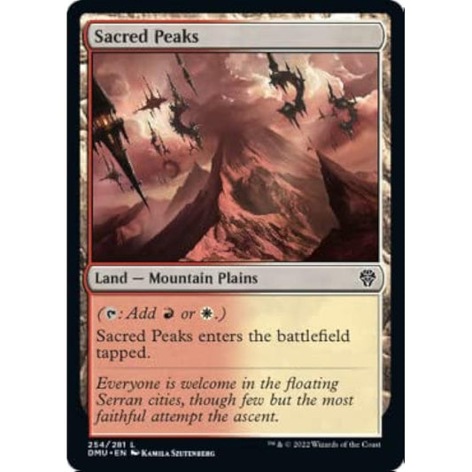 Magic: The Gathering - Sacred Peak (254) - Foil - Dominaria United