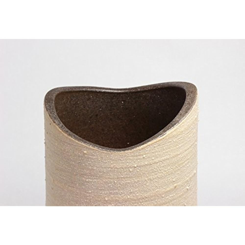 Taori "Shigaraki Yaki" White Clay Hakuguchi Umbrella Stand C402