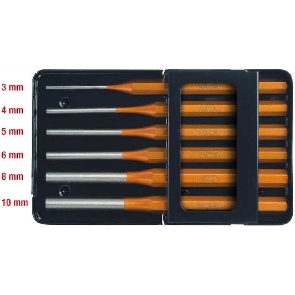 KS TOOLS Pin punch set 6 pcs 162.0370