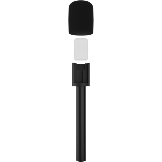 VYES Microphone Interview Handle Interview Handheld Adapter with Foam for DJI Mic, DJI Mic 2 Transmitter