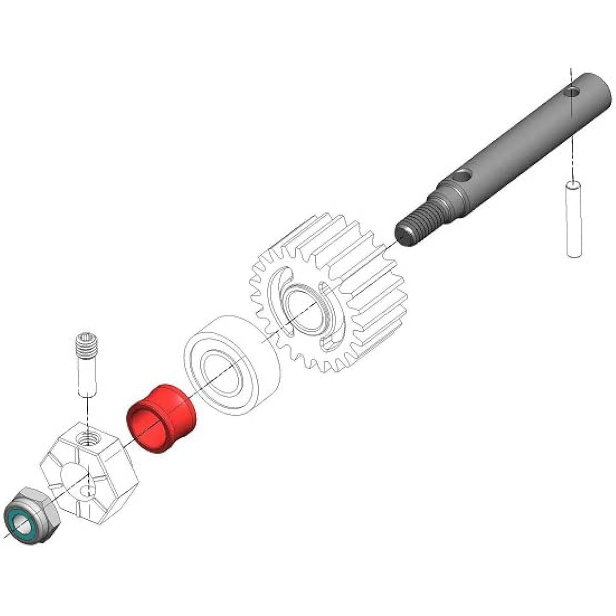 MIP Wide Track Kit 4mm Offset: TRX-4 Bronco Defender, MIP18260