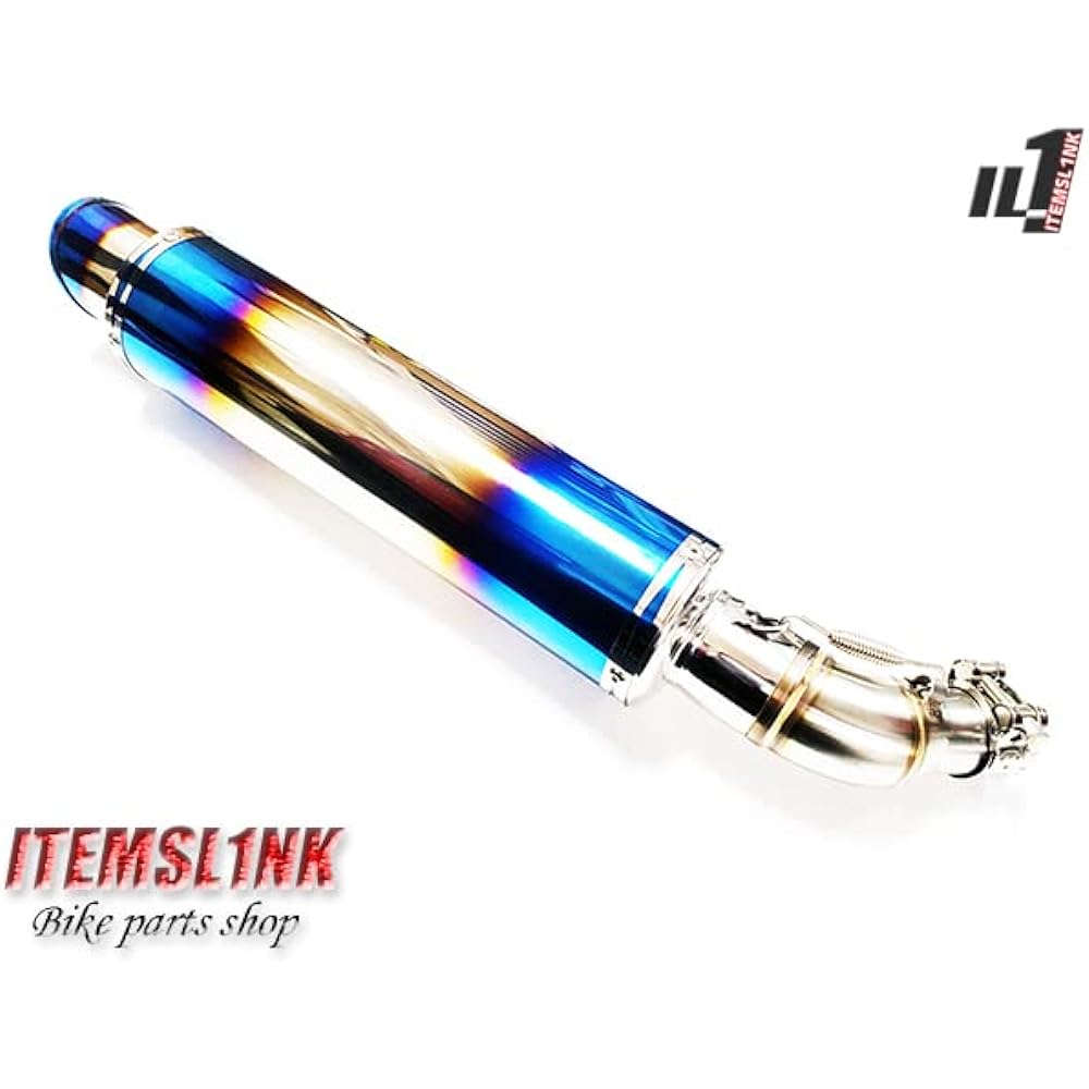 LK17-1R25 ITEMSL1NK For genuine exhaust pipe only 50.8mm 50.8φ muffler with intermediate pipe slip-on YZFR25 YZF-R25 RG10J RG43J MT-25 RG43J exclusive exhaust muffler silencer long titanium silencer wind