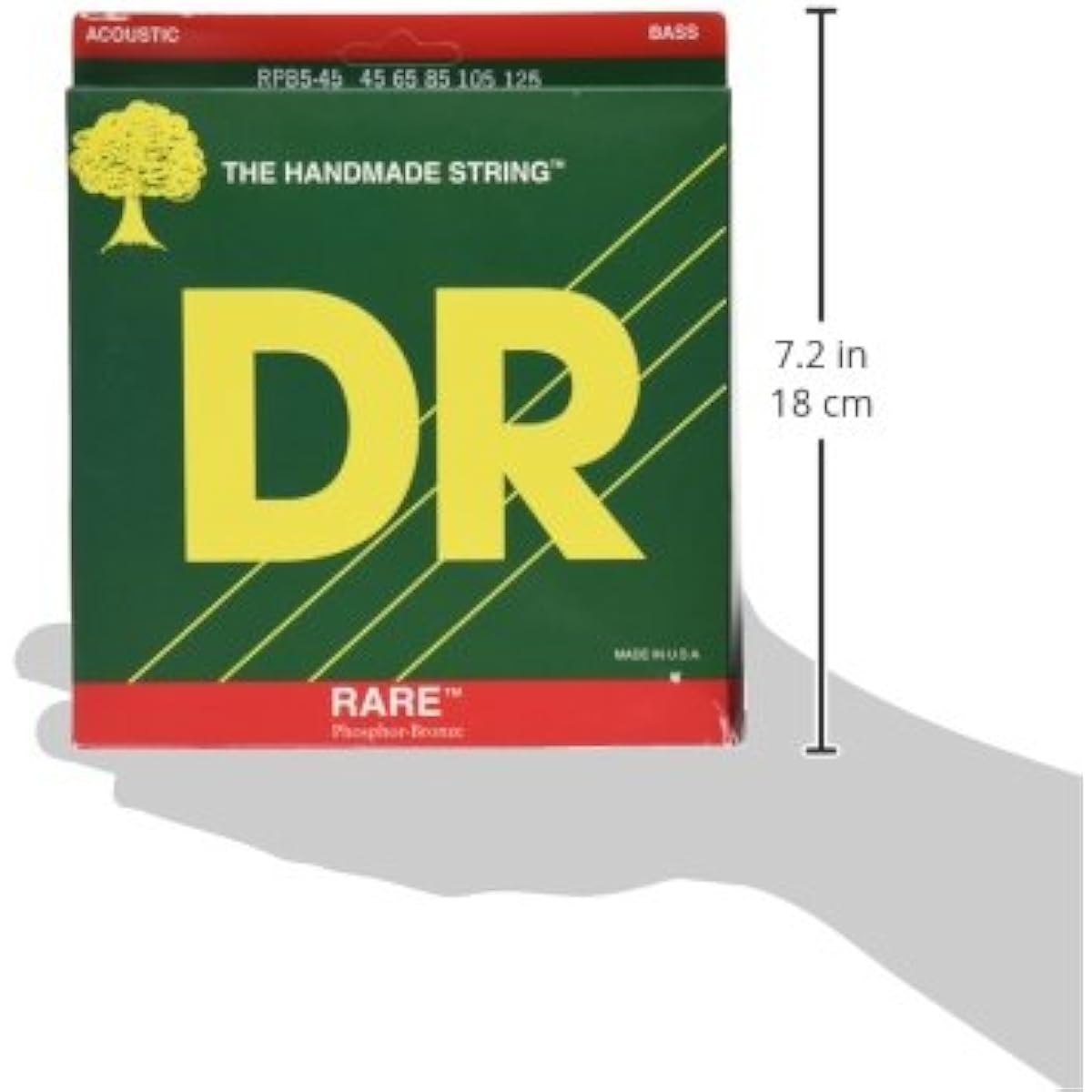 DR Strings Rare- Phosphor Bronze Acoustic5 String Bass 45-125