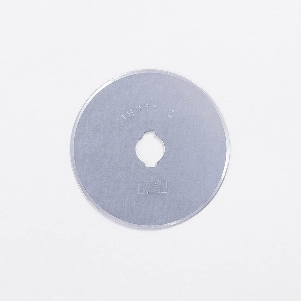 Kai Rotary Cutter Round Blade Diameter 45mm Replacement Blade Handicraft Sewing Film C280-1C 21° 30 Pieces Set 750BH2044