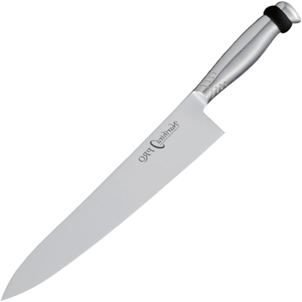 Yamashita Crafts NarihiraPRO All Stainless Steel (with Color Coded Ring) Gyuto 180mm Red 04-0419-0303