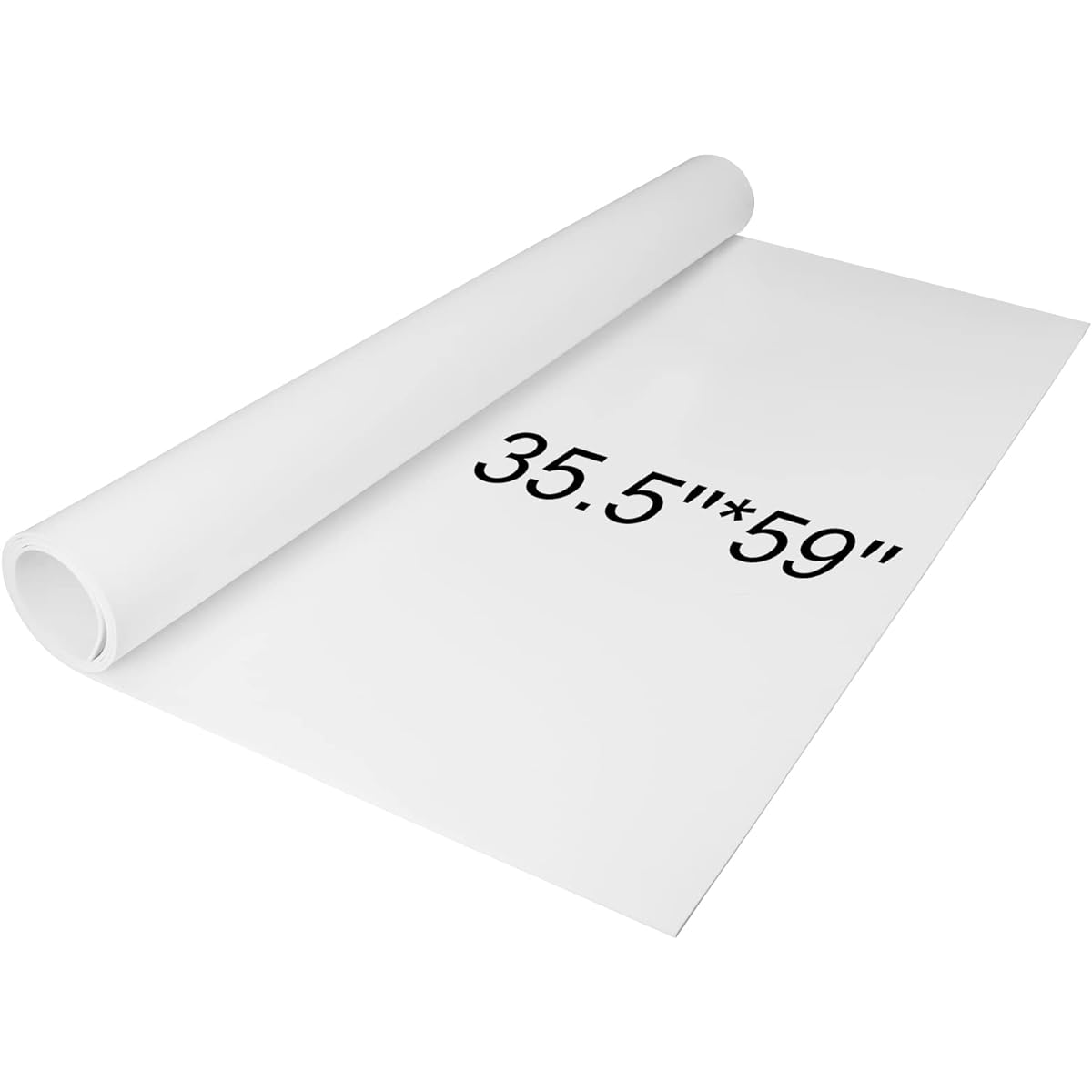 MEARCOOH EVA Foam Cosplay White Thickness 2mm~10mm Large Size 35.5" x 59" Premium High Density 86kg/m3 for Cosplay and Crafts