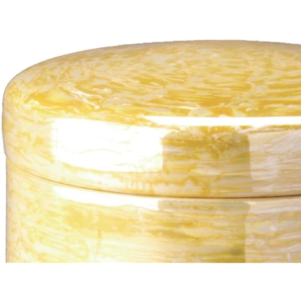 Yellow / Sparkling Urn (Urn) / 6 cm / Direct funeral, Family funeral, Sharing of ashes, Hand-held memorial service, Interment, For pets, Possible