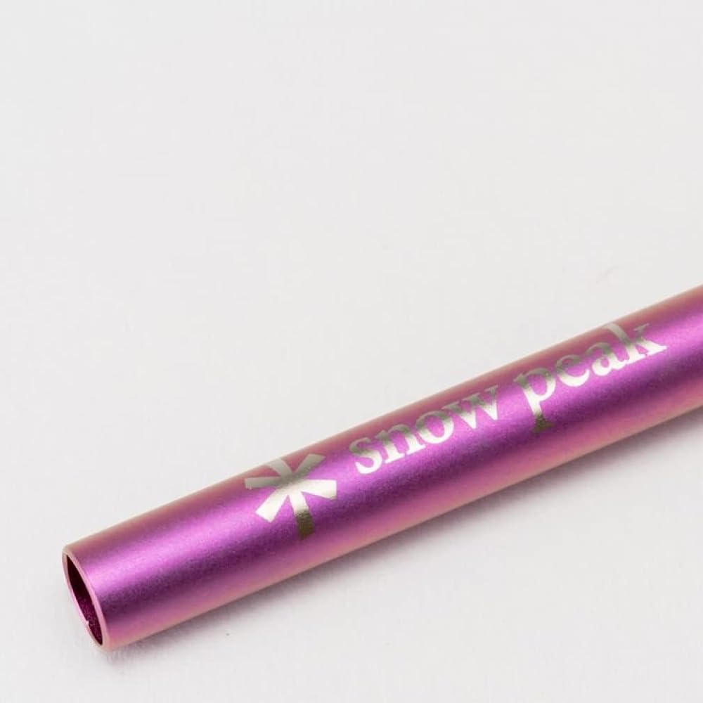 Snow Peak [2022 Snow Peak Festival Spring] Set of 2 Titanium Straws Pink and Purple FES-222-2 Camping Cooking snow peak