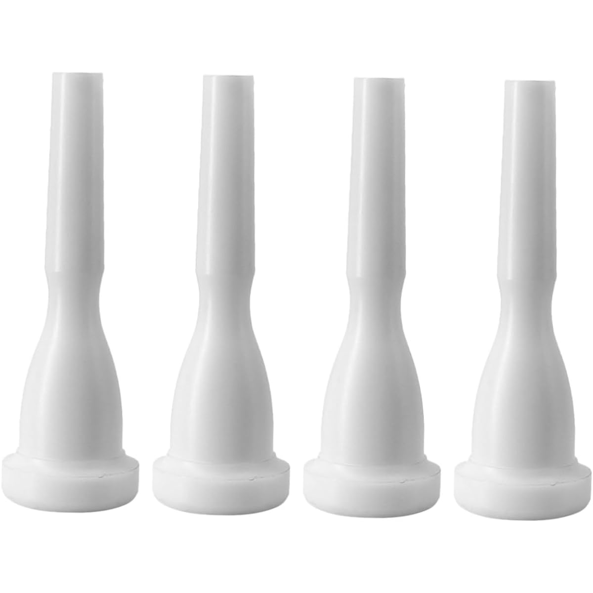 VICASKY 4 mouthpiece horn speaker horn white collar toone trumpet horn white tone play mouthpiece tone ad