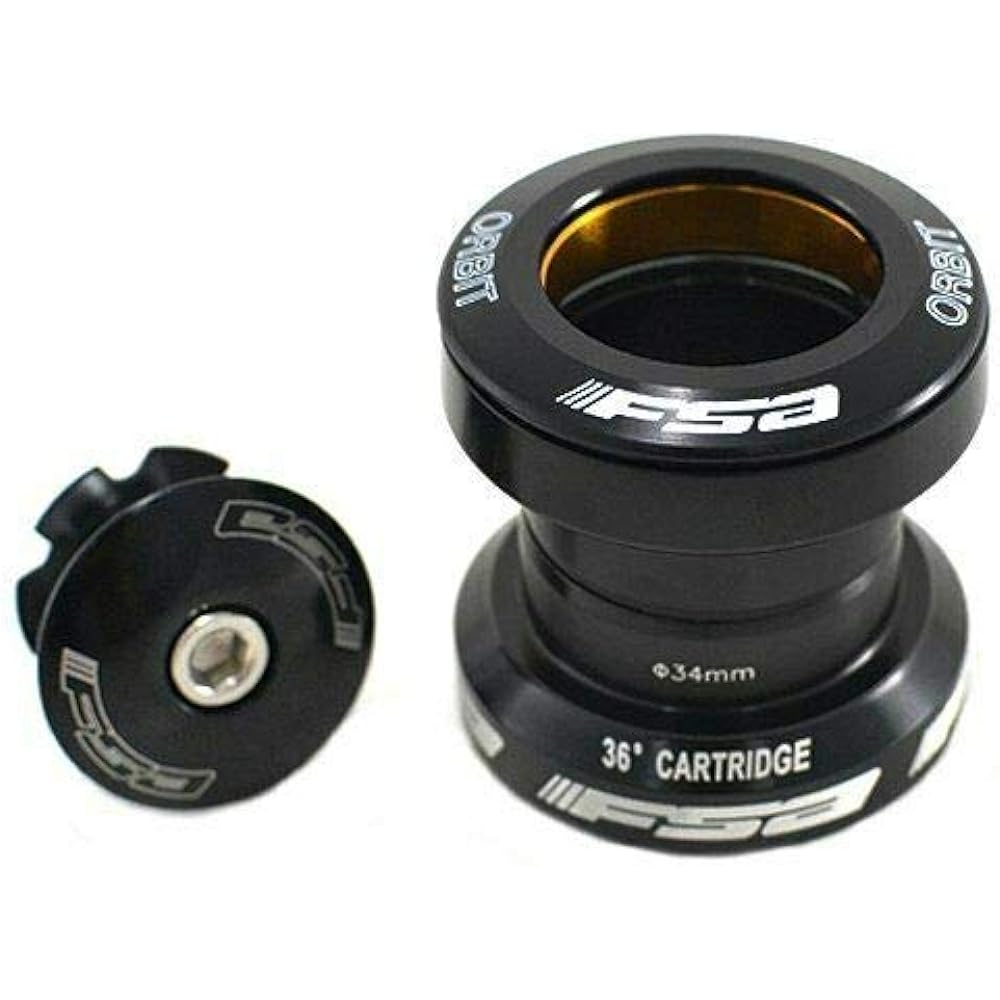 FSA NO.2N Orbit UF 1-1/8 Threadless Sealed Bearing Headset, Black, XTE1714