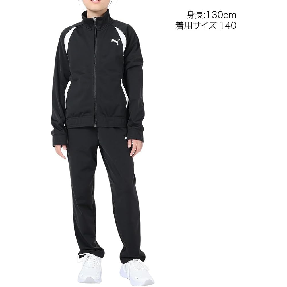 [PUMA] Top and Bottom Set Kids Jersey Poly Tricot Training Suit 675780
