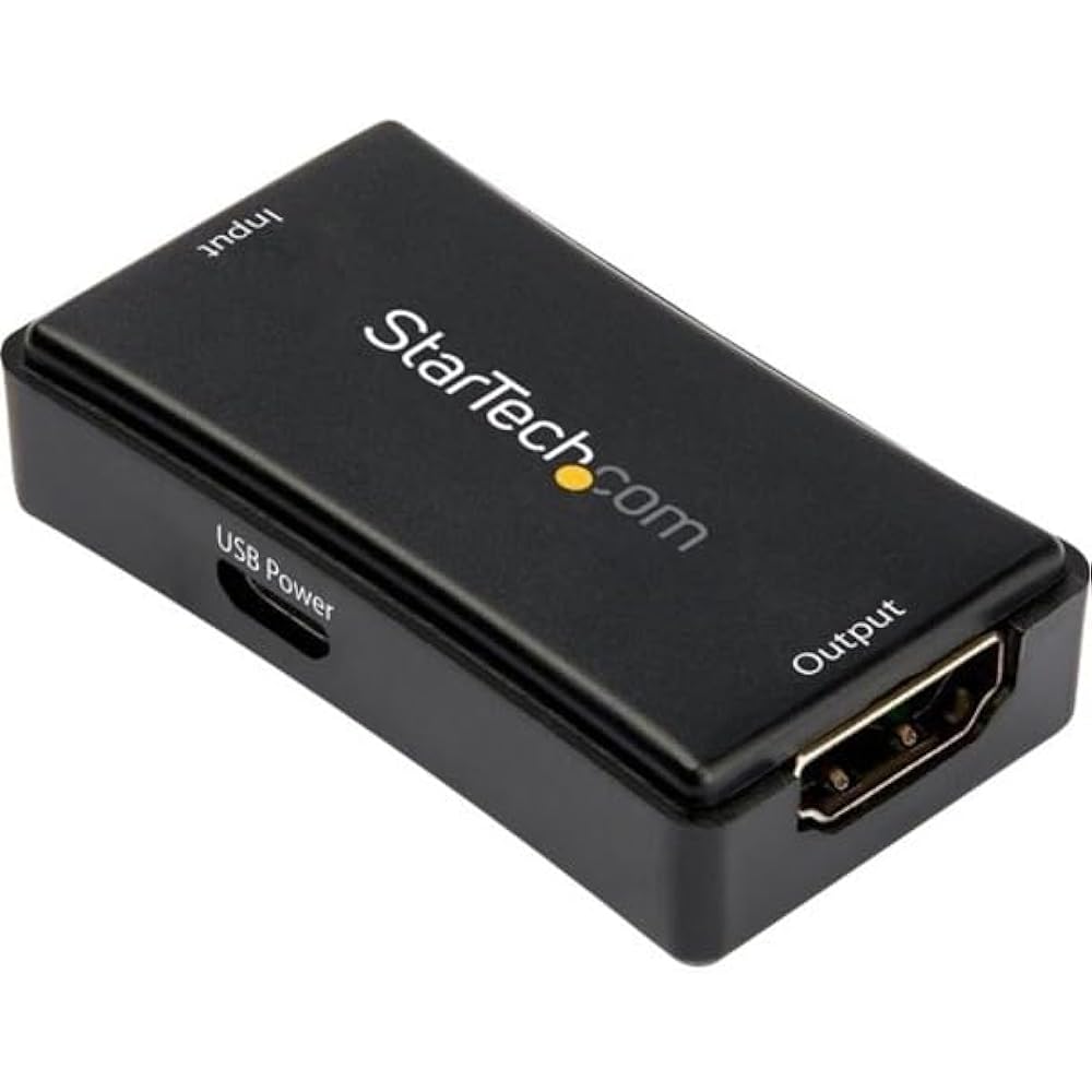 StarTech.com 4K60Hz compatible HDMI repeater/up to 14m transmission HDBOOST4K2