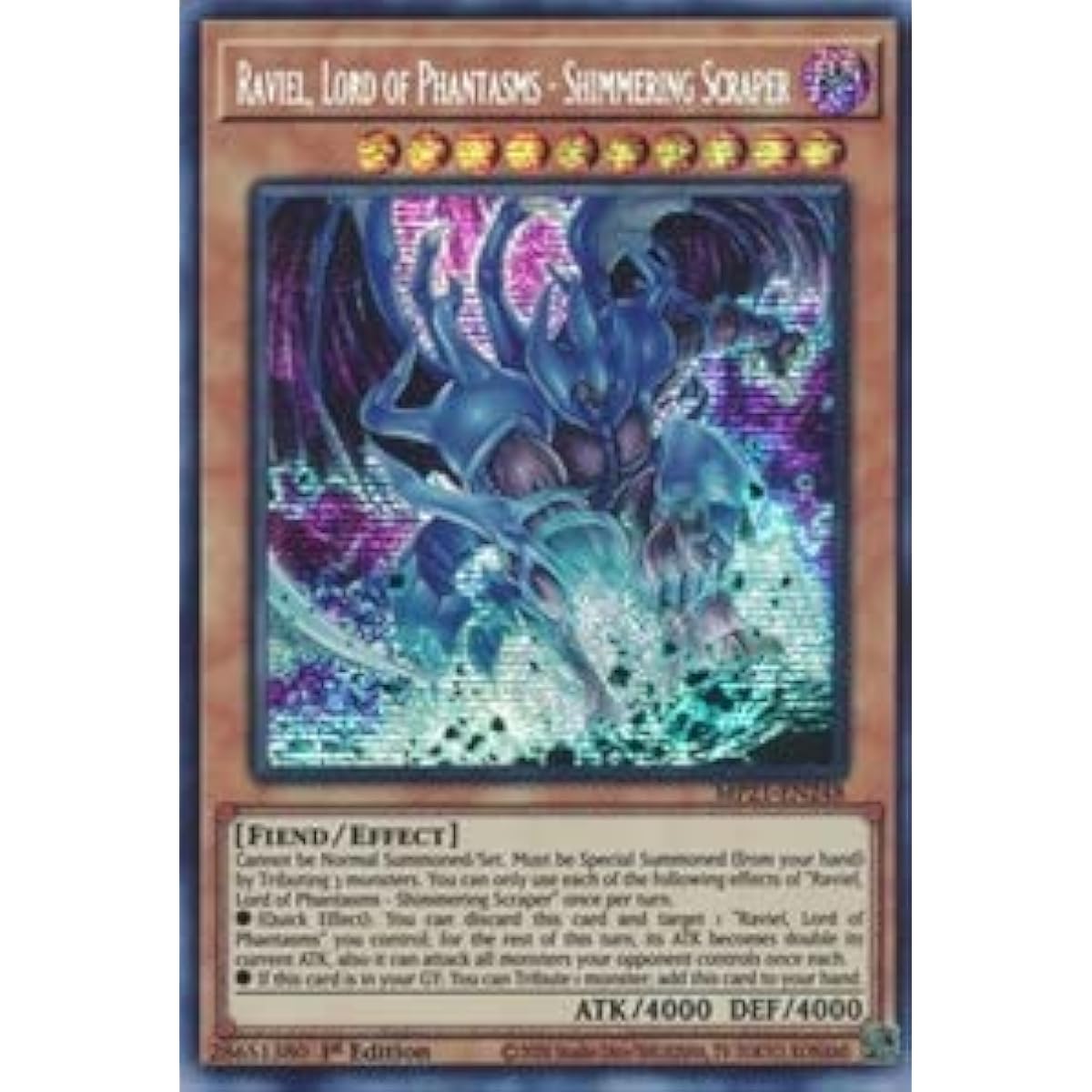 Raviel, Lord of Phantasms - Shimmering Scraper - MP21-EN248 - Prismatic Secret Rare - 1st Edition