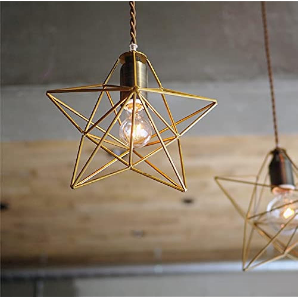Interform Pendant Light LT-1088ST Brace S Without Bulb/Sold Separately Star Gold S Size Scandinavian