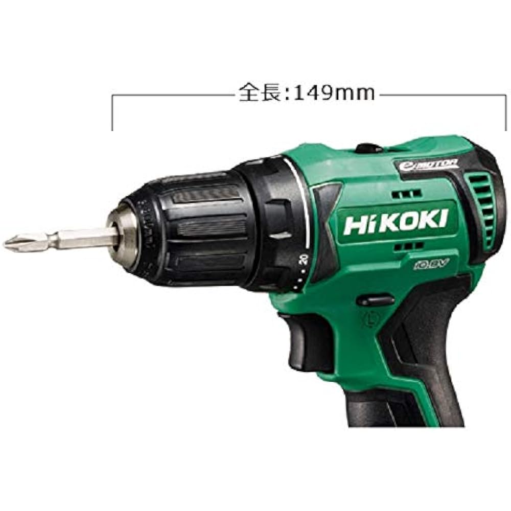 HiKOKI Cordless Driver Drill Main Unit Only Storage Battery and Charger Sold Separately Keyless Chuck 10.8V DS12DD(NN)