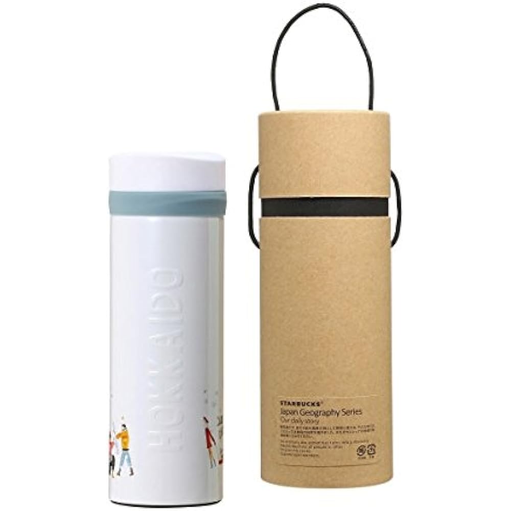 STARBUCKS Starbucks Japan Limited Hokkaido Limited Stainless Steel Tumbler Renewal Design Snow Snow Ezo Deer Bear Hokkaidou Regional Limited Local Limited White White Light Blue Blue Mug Cup Pottery 355ml